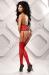 bodystocking rosso hot